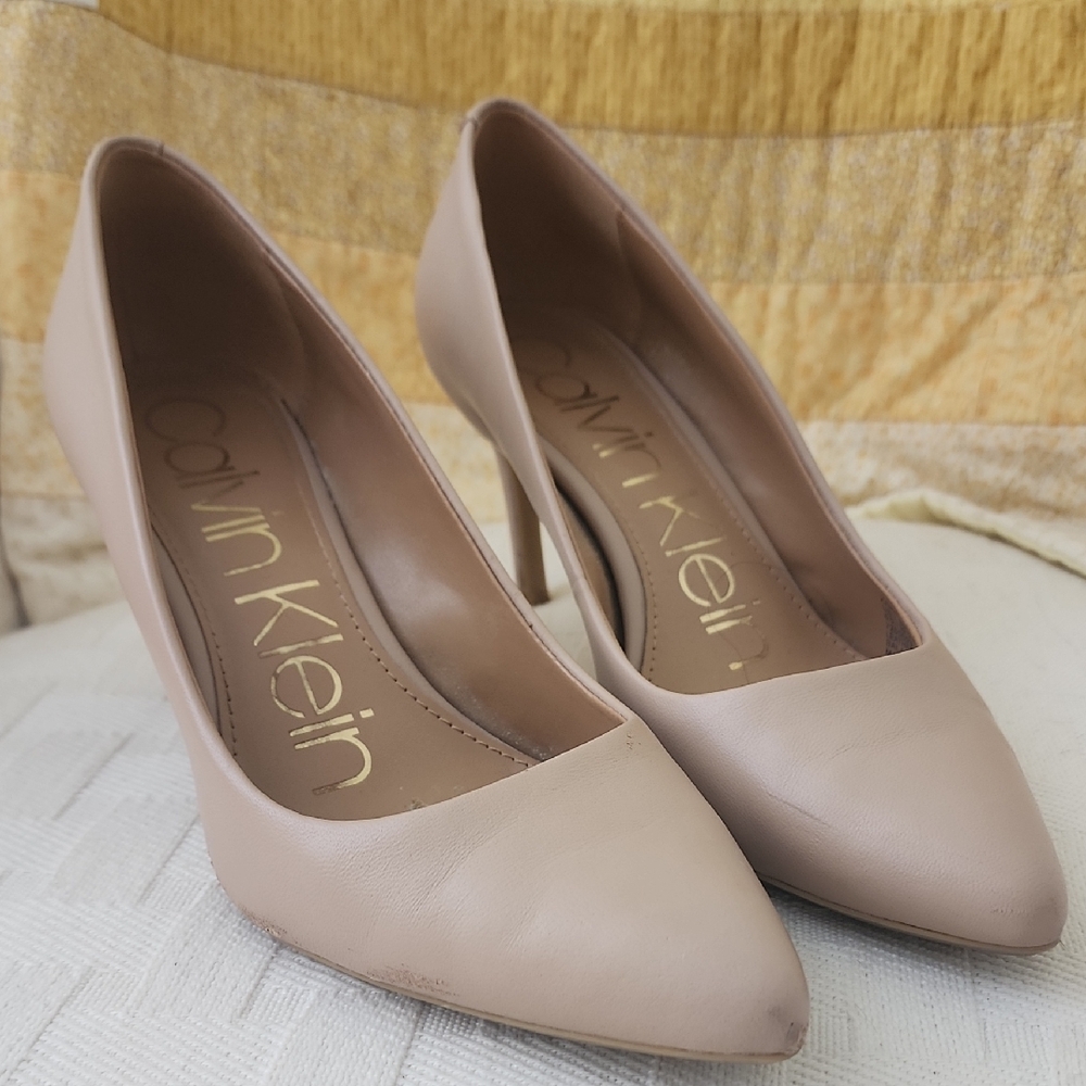 Calvin Klein Women's Beige Heels